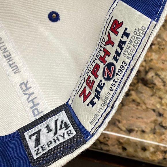 Nice University of KENTUCKY White Pro Fit Zephyr Baseball Hat K Size 7 1/4 - Picture 6 of 6